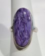 Charoite Ring in Sterling Silver Hot on Sale