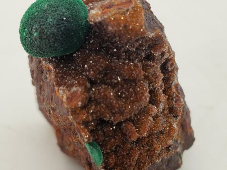 Botryoidal Malachite with Druzy Quartz, Morocco For Discount