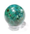 Chrysocolla and Malachite Sphere, Peru For Sale