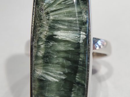 Seraphinite Ring in Sterling Silver on Sale