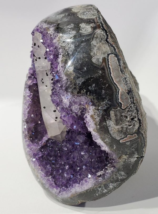 Amethyst w  Calcite, Uruguay Online Sale