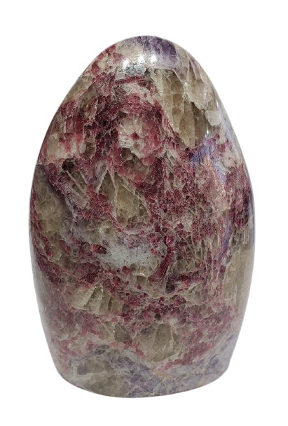 Pink Tourmaline and Lepudolite Free Form (Madagascar) on Sale