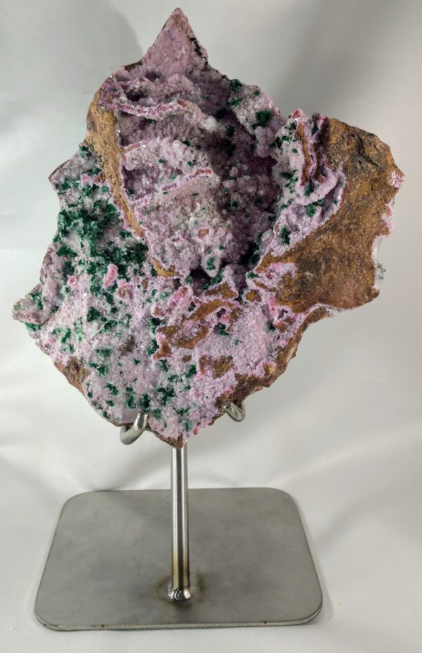 Spherocobaltite with Malachite and Quartz Sale