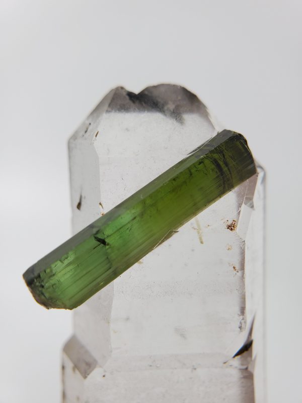 Double Terminated Tabby Quartz with Tourmaline Discount