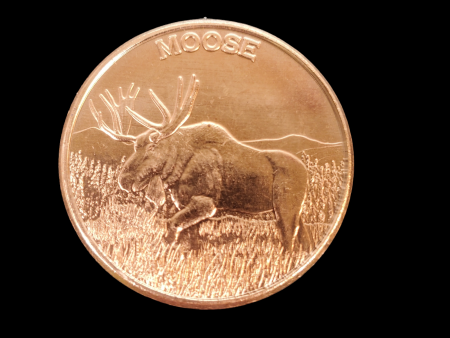 1 Oz Copper Coin (Moose), Michigan Online