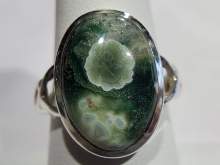 Ocean Jasper Ring in Sterling Silver For Discount