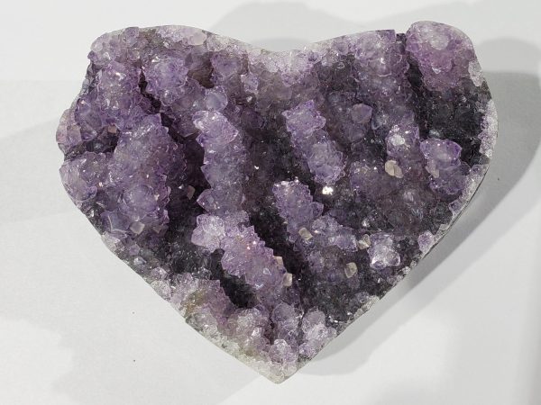 Druzy Amethyst Stalactite Heart, Uruguay Online Hot Sale