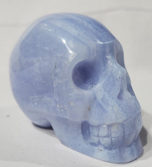 Blue Lace Agate Skull, Indonesia Fashion