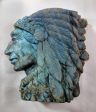 Labradorite Carving of Native American Figure Fashion