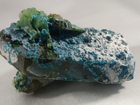 Chrysocolla over Quartz from Peru Fashion