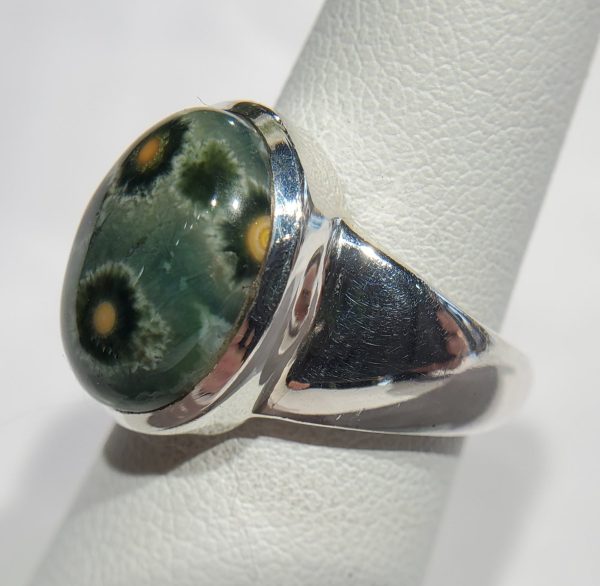 Ocean Jasper Ring in Sterling Silver Discount