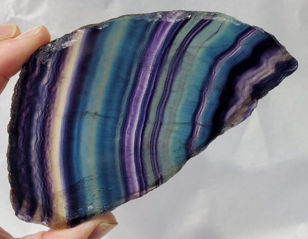 Rainbow Fluorite Slab, China Online Hot Sale