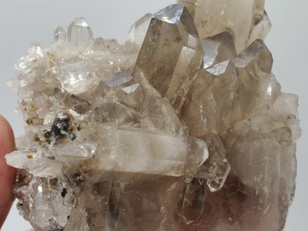 Tabby Smoky Quartz Cluster,  Brasil Online now