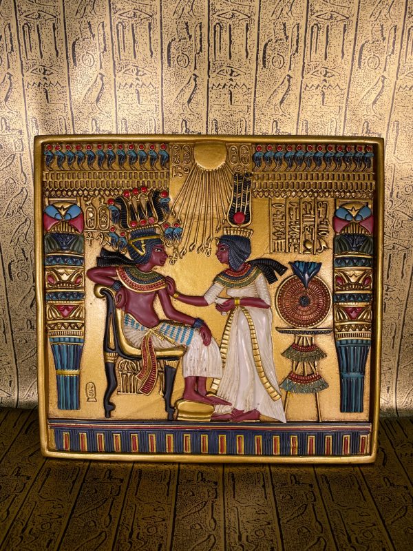 King Tut Throne Plaque Online Sale