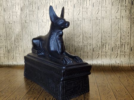 Anubis On Sarcophagus Statue - Made in Egypt Online Hot Sale