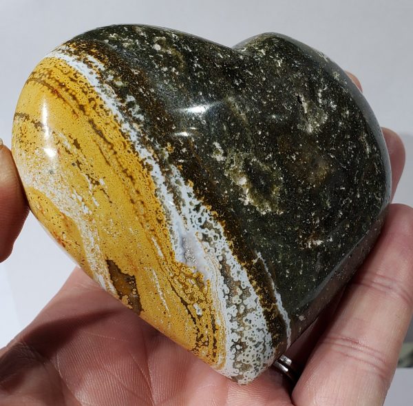 Ocean Jasper Heart, Madagascar For Sale