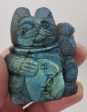 Labradorite Lucky Cat Carving For Cheap