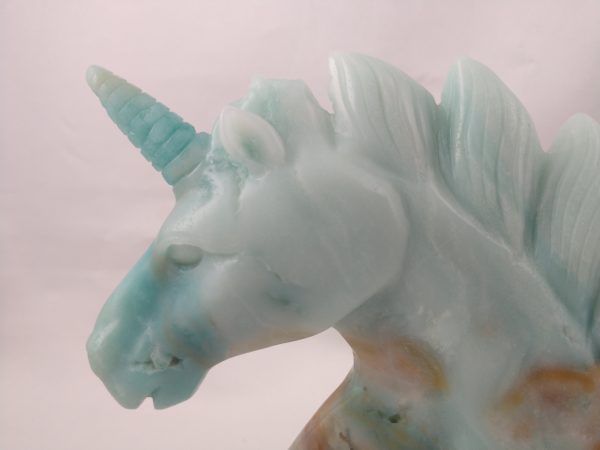 Amazonite Unicorn Carving Fashion