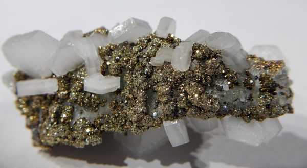 Calcite and Pyrite on Fluorite Cheap