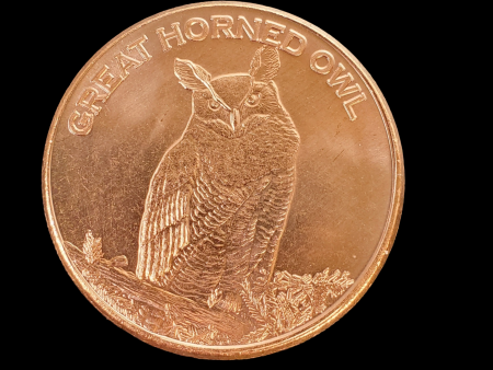 1 Oz Copper Coin (Owl), Michigan Online Sale