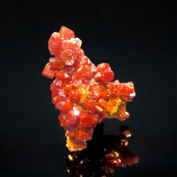 Vanadinite w  Calcite, Geronimo Mine, Arizona Online Hot Sale