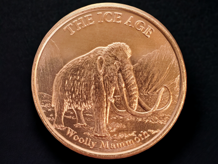 1 Oz Copper Coin (Wooly Mammoth), Michigan Online now