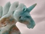 Amazonite Unicorn Carving Fashion