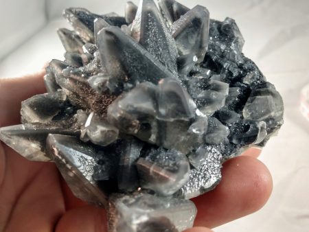 Dogtooth Calcite w  Marcasite Phantoms Online now