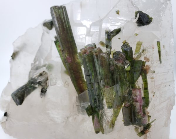 Bi-Color Tourmaline in Quartz Supply