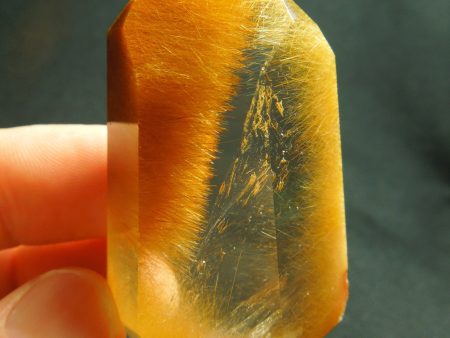 Rutilated Quartz Point. For Sale