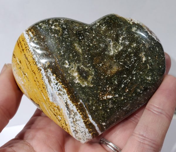 Ocean Jasper Heart, Madagascar For Sale