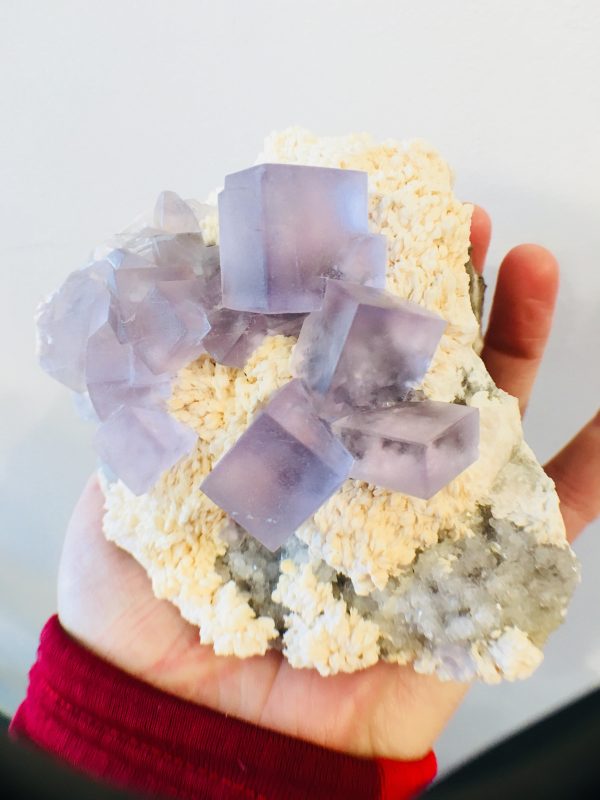 Fluorite w  Dolomite, 2.98 lbs., Tauorirt Mine, Morocco Discount