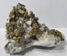 Chalcopyrite w  Quartz and Calcite, China on Sale