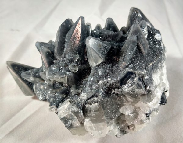 Dogtooth Calcite w  Marcasite Phantoms Online now