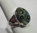 Ocean Jasper Ring in Sterling Silver Discount