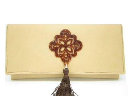 Cartera tostada borla Online Hot Sale