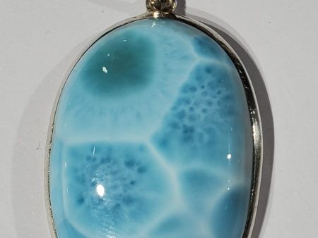 Larimar Pendant in Sterling Silver For Discount