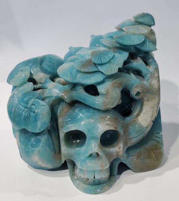 Amazonite Skull Carving Online