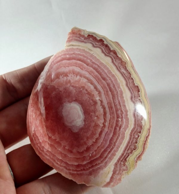 Rhodochrosite Stalactite Slice Online now