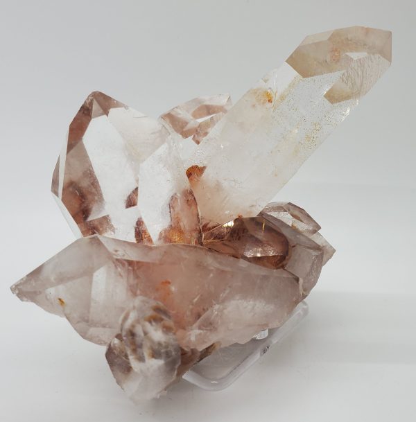 Quartz Cluster w  Hematite, Brasil Online now