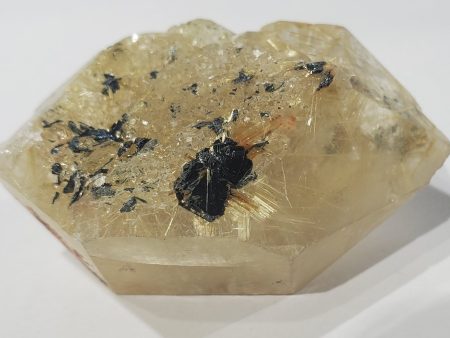 Double Terminated Rutilated Quartz w  Hematite, Brasil For Discount