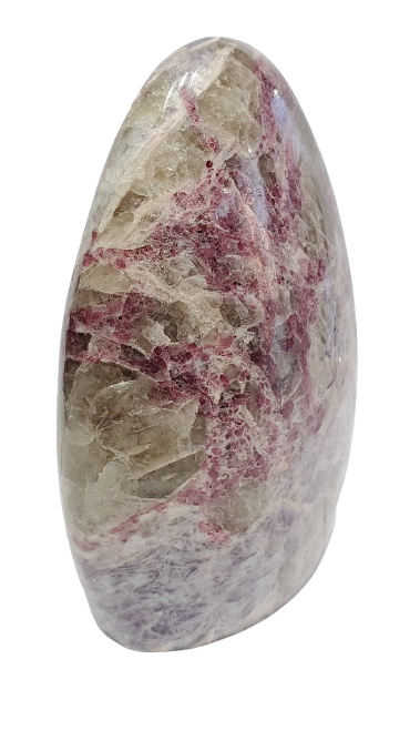 Pink Tourmaline and Lepudolite Free Form (Madagascar) on Sale