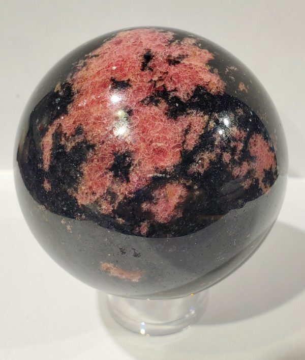 Rhodonite Sphere For Cheap