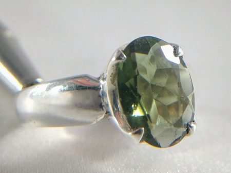 Faceted Moldavite Ring Hot on Sale