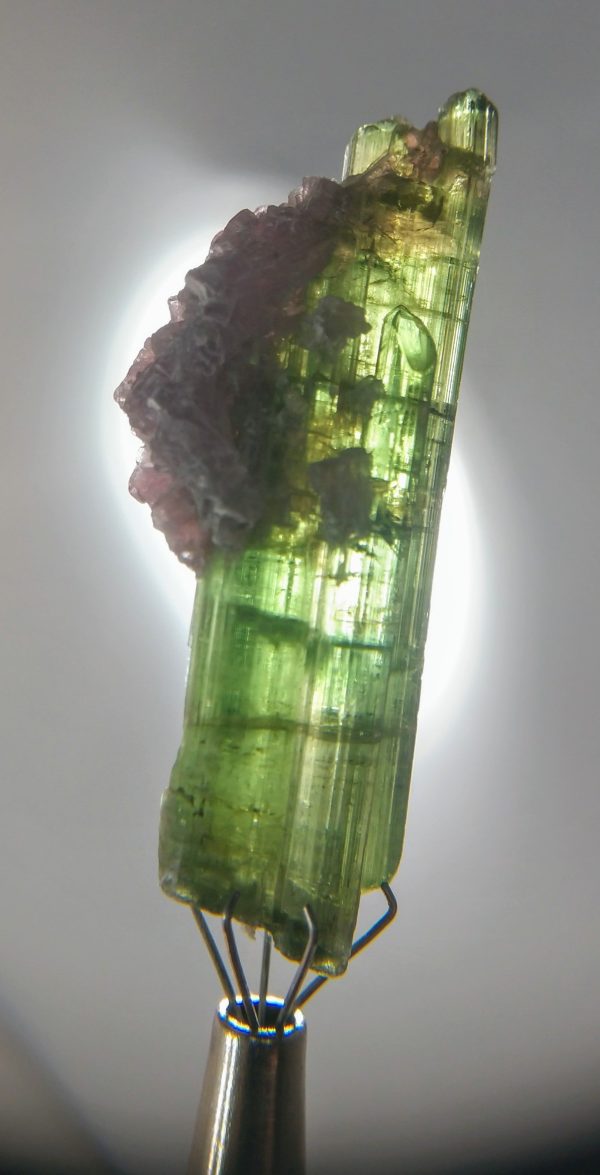 Verdelite Tourmaline with Lepidolite Fashion