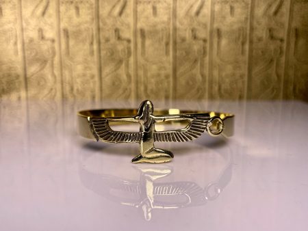 Gold Isis Bangle For Cheap