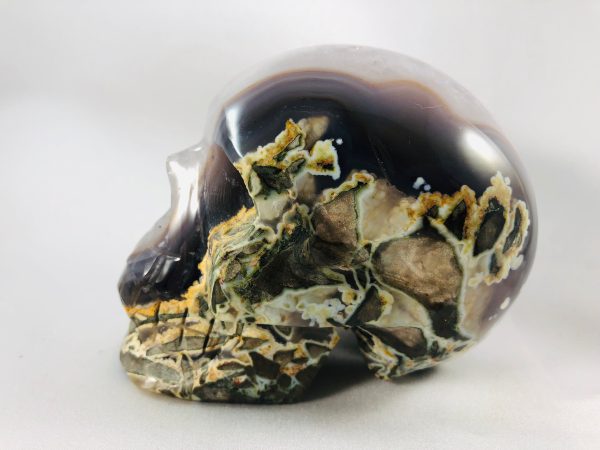 Amethyst and Agate Skull Online Hot Sale