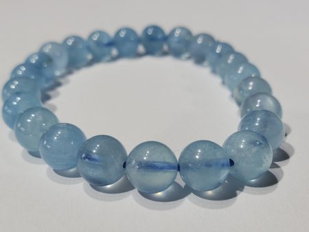 Aquamarine Beaded Bracelet on Sale