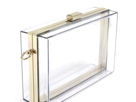 Clutch metacrilato transparente Fashion