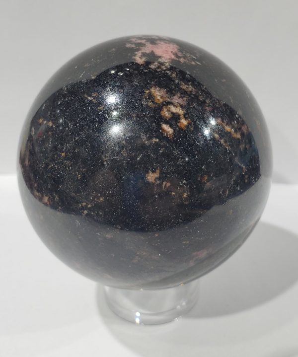 Rhodonite Sphere For Cheap